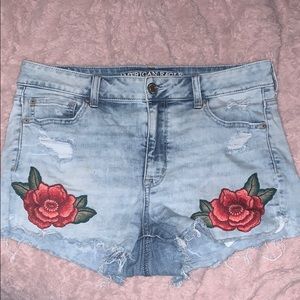 American Eagle Hi-Rise Jean Shorts